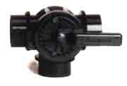 photo of the compool T-valve used to manually control solar pool heaters